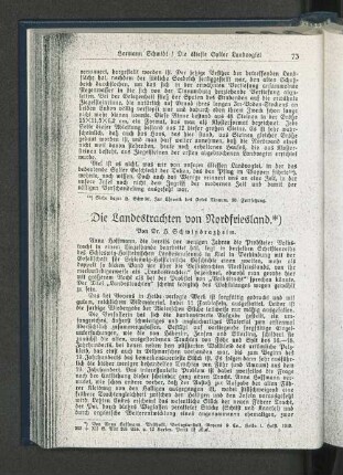 Die Landestrachten von Nordfriesland