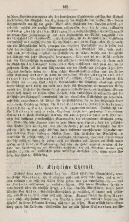 162-167 Kirchliche Chronik