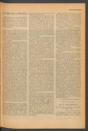 El libro de la Infanta