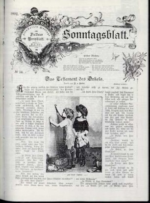 Ausgabe vom Sonntag, den 03. April 1892.