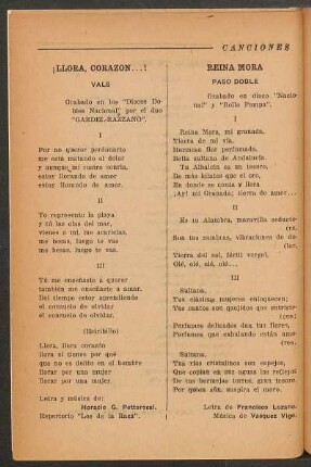 Reina Mora : Paso doble