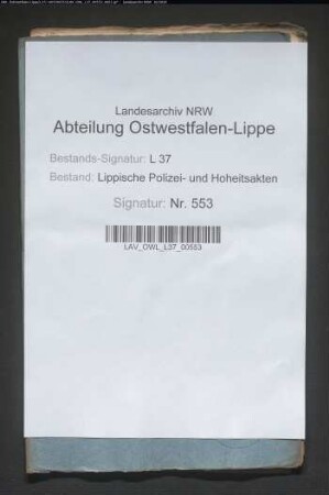 Unterstützung der von Hagelschlag betroffenen Bauerschaften Luhe und Lüerdissen