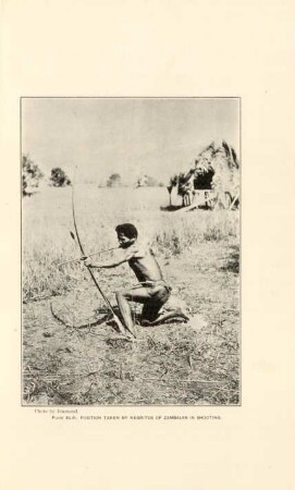 Plate XLIII. Position taken by Negritos of Zambales in Shooting