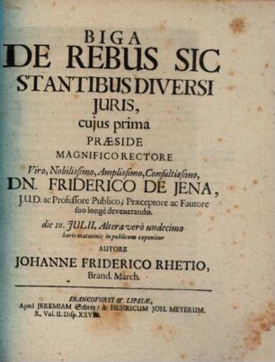 Biga De Rebus Sic Stantibus Diversi Iuris
