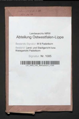 Erblasser: Honervogt, Hermann; Erblasser: Honervogt, Elisabeth, geb. Mertens: