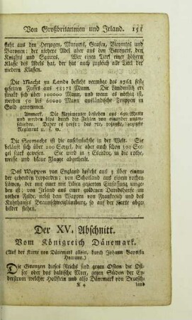 Der XV. Abschnitt. Vom Koenigreich Daenemark