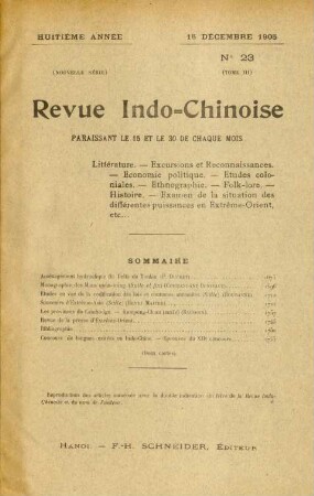 15 Decembre 1905. No 23
