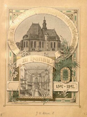 Festschrift zur 300 jährigen Jubelfeier d. Niederländischen-reformirten Gemeinde zu Hanau