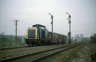 Eppingen Lok 212 192 Vorspann Schienenbus Baureihe 798