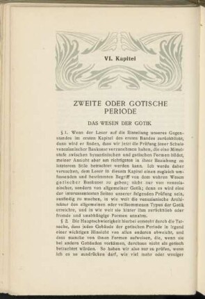 VI. Kapitel - Das Wesen der Gotik