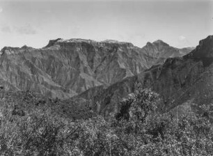 Hochland Eritreas : Berghänge im Hochland Eritreas