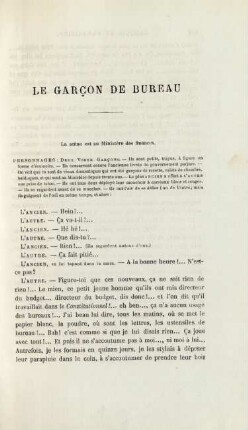 Le garcon de bureau