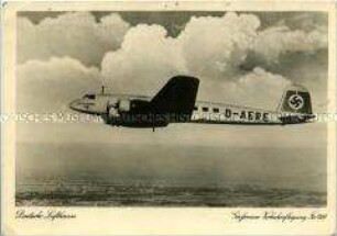 Verkehrsflugzeug Focke-Wulf FW 200 Condor der Deutschen Lufthansa