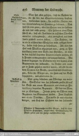 Meuterey der Leibwache