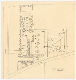 Firma Wella, Darmstadt Grünplanung: Lageplan 1:500