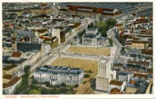 Leipzig: Augustusplatz, Fliegeraufnahme