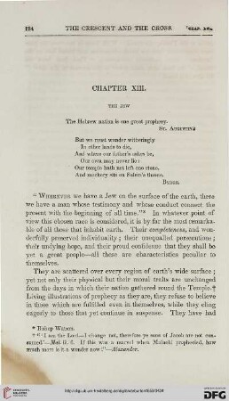 Chapter XIII: The Jew