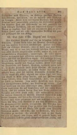 Das Jahr 1770. Liegnitz und Torgau