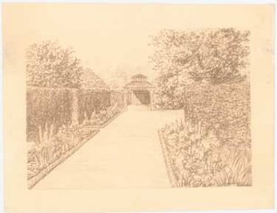 Pavillon: Perspektivische Ansicht