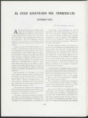 El ciclo legendario del Tepoztécatl : Introduction