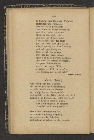 Versuchung.