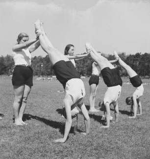 Mädchen beim Sport