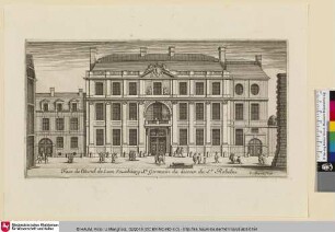 Le Grand Marot, Bl. 89: Face de l'Hostel de Leon Fauxbourg St. Germain [...]