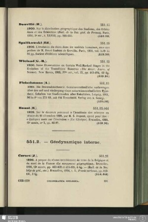 551.2. - Géodynamique interne