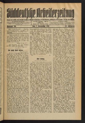 Nr. 44. Den 7. November 1915. - Nr. 48. Den 5. Dezember 1915.