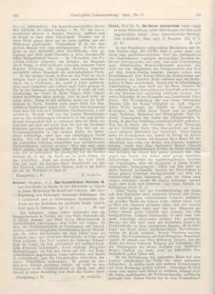 500-502 [Rezension] Steck, Rudolf, Der Berner Jetzerprocess (1507-1509)