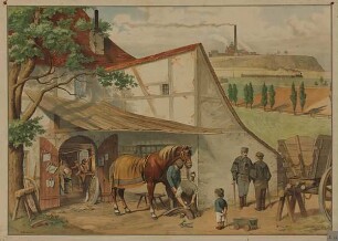 Schulwandbild (Schulwandbild Schmiede)