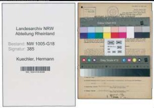 Entnazifizierung Hermann Kuechler , geb. 06.06.1882 (Schuhmacher)