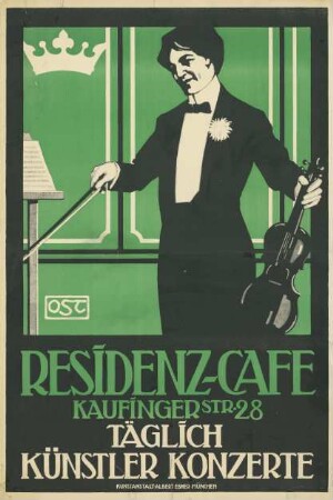 Residenz-Café, Künstler Konzerte