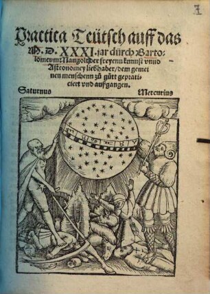 Practica Teütsch auff das M.D.XXXI. jar