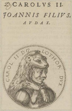 Bildnis des Carolvs II. Avdax, Herzog von Burgund