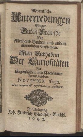 November 1692.