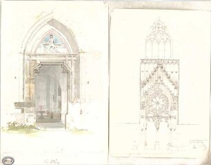 Lange, Ludwig; Lange - Archiv: IV.2 Gotik in Deutschland - Portale, u. a. Etting (Ansichten)