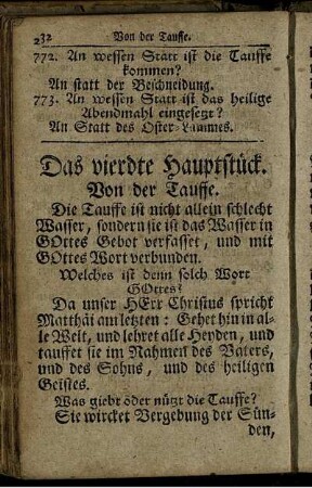 Das vierdte Hauptstück.