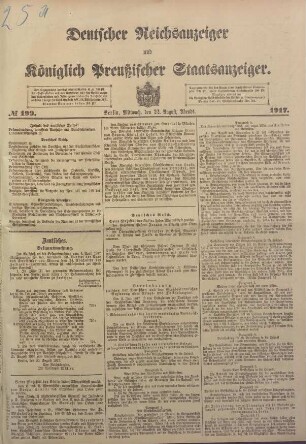 Deutscher Reichsanzeiger und Preußischer Staatsanzeiger