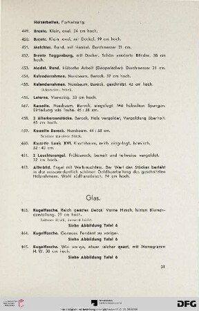 Glas (Nr. 463-477)