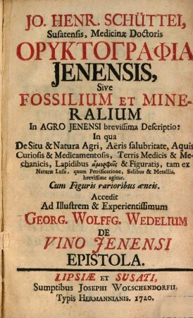 Oryktographia Ienensis