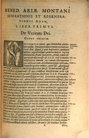 Liber generationis et regenerationis Adam, sive de historia Generis humani : operis magni pars prima, id est, Anima