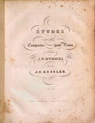 Études composées pour piano