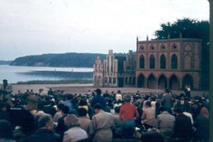 Ralswiek, Naturbühne am Jasmunder Bodden (1959). Rügenfestspiele "Klaus Störtebeker"