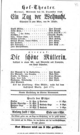 Ein Tag vor Weihnacht