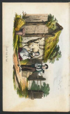 Tafel: Il est bon le lait.