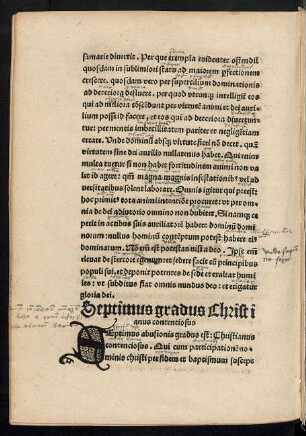 Septimus gradus Christianus contentiosus