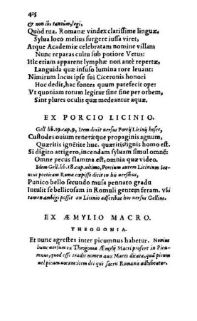 Ex Æmylio Macro.