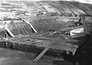 Baustelle Schleuse Erlabrunn/Main