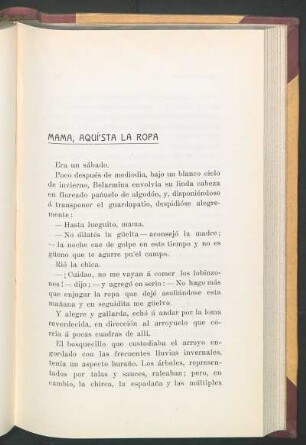 Mama, aquí'sta la ropa